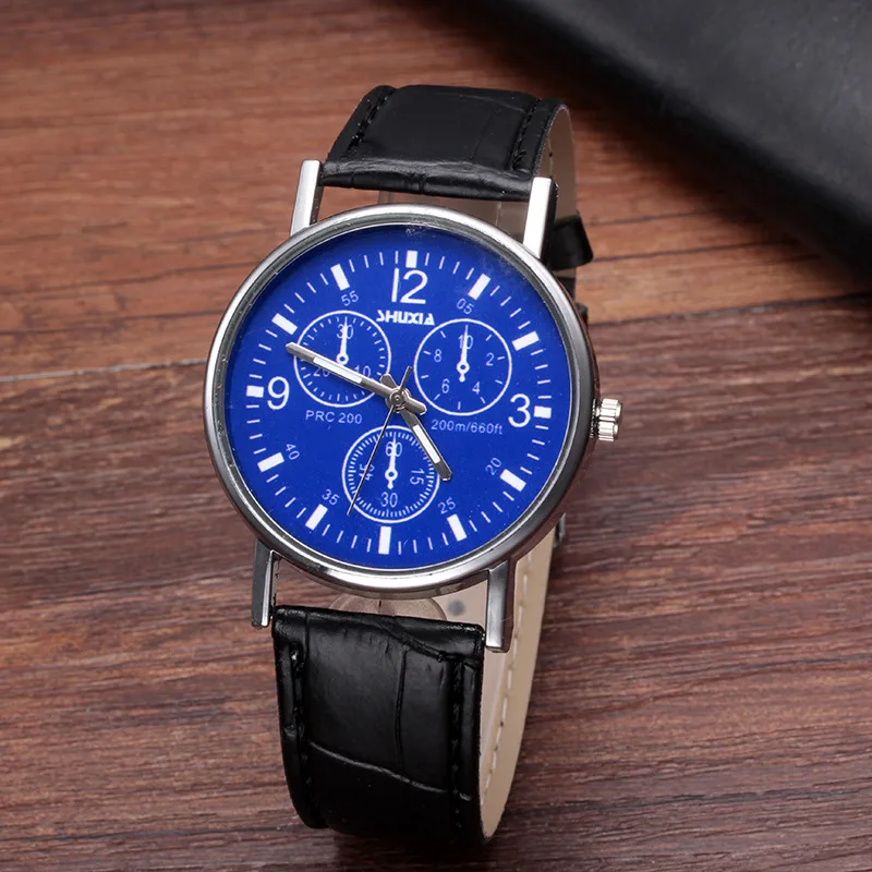 Business Blue Ray Quartz Clock Men Watch Top Brand Luxury Wrist Watches Male Fashion Analog WristWatch Men Hours reloj hombre
Business Blue Ray Quartz Clock Men Watch Top Brand Luxury Wrist Watches Male Fashion Analog WristWatch Men Hours reloj hombre