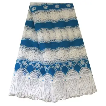Ourwin Clearance Sale 5Yards/lot Beaded Lace Fabrc Blue White Embroidered Milk Silk Lace Fabric For Aso Ebi Wedding Dresses
Ourwin Clearance Sale 5Yards/lot Beaded Lace Fabrc Blue White Embroidered Milk Silk Lace Fabric For Aso Ebi Wedding Dresses