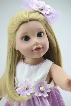 new American PRINCESS 18 inch Girl Dolls for girls vinly cloth body blond hair fashion dress bonecas princesas
new American PRINCESS 18 inch Girl Dolls for girls vinly cloth body blond hair fashion dress bonecas princesas