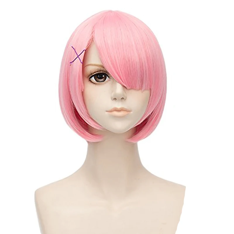 Re:Life in a different world from zero Anime Wig Ram Rem Childhood Short Straight Cute Bob Pink Blue Synthetic Cosplay Wig
Re:Life in a different world from zero Anime Wig Ram Rem Childhood Short Straight Cute Bob Pink Blue Synthetic Cosplay Wig
