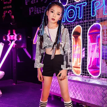 New Children Jazz Dance Costume Girls Summer Practice Clothes Kids Hip Hop Performance Clothing Street Dance Outfit DQL1270
New Children Jazz Dance Costume Girls Summer Practice Clothes Kids Hip Hop Performance Clothing Street Dance Outfit DQL1270
