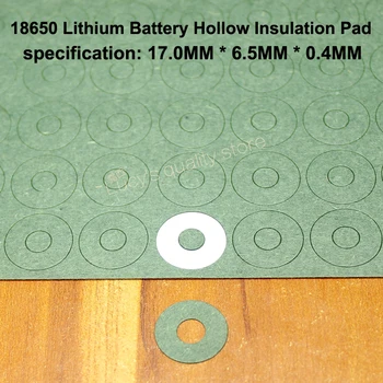 100pcs/lot 18650 Lithium Battery Anode Hollow Insulation Pad Accessories Pointed 17*6.5mm
100pcs/lot 18650 Lithium Battery Anode Hollow Insulation Pad Accessories Pointed 17*6.5mm