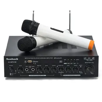 220V 2.1 channel 300W high power SD USB FM Bluetooth remote control power amplifier home HIFI amplifier
220V 2.1 channel 300W high power SD USB FM Bluetooth remote control power amplifier home HIFI amplifier