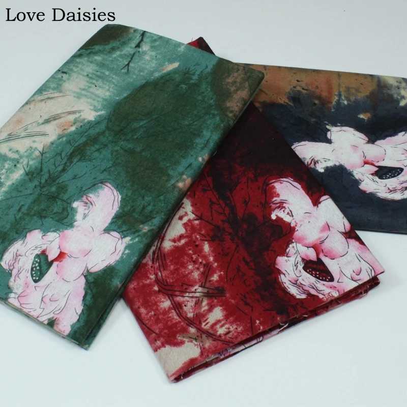 Cotton/Linen Ethnic Textile BLUE RED GREEN Ethnic Lotus Leaves Fabrics for Tablecloth Curtain Apparel Handwork Craft Home Tissue
Cotton/Linen Ethnic Textile BLUE RED GREEN Ethnic Lotus Leaves Fabrics for Tablecloth Curtain Apparel Handwork Craft Home Tissue