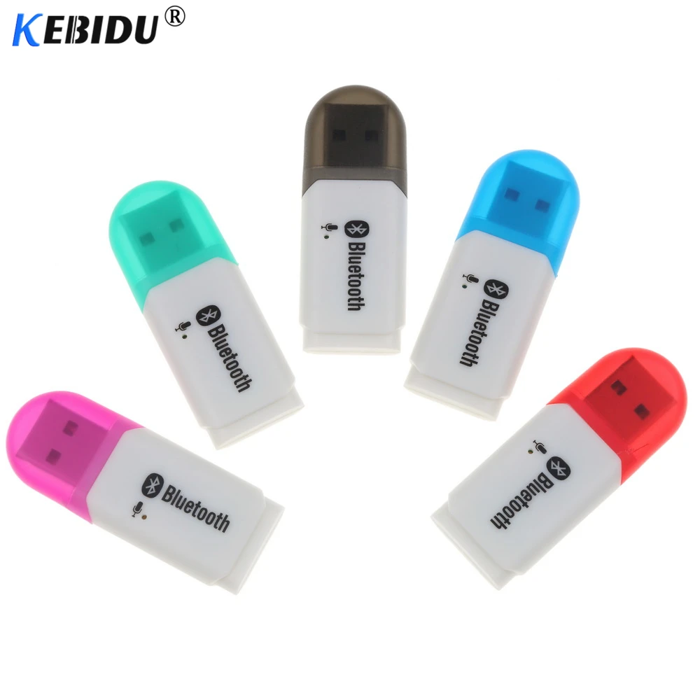 Kebidu Mini USB Bluetooth 5 0 приемник беспроводной аудио адаптер стерео автомобильный