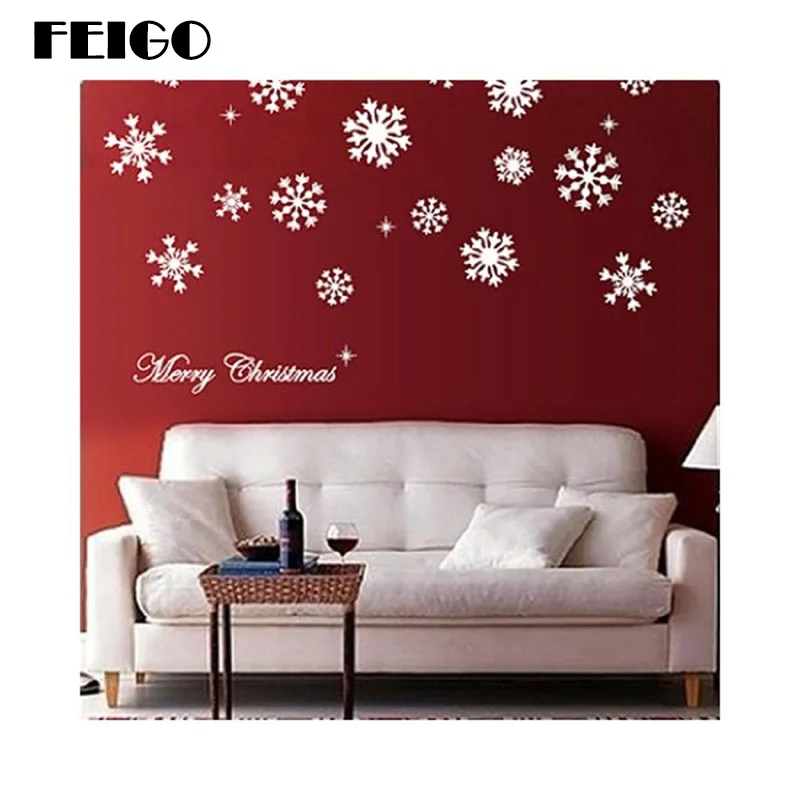 FEIGO Snowflake Christmas Wall Sticker Window DIY Festival Static Sticker Christmas Mural New Year Shop Window Furnishing F1239
FEIGO Snowflake Christmas Wall Sticker Window DIY Festival Static Sticker Christmas Mural New Year Shop Window Furnishing F1239