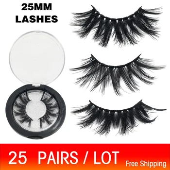 25 pairs/lot Eyelashes 25mm Lashes Crisscross Cruelty Free Full Volume 3D Mink Lashes Soft Dramatic False Eyelash 26 Styles
25 pairs/lot Eyelashes 25mm Lashes Crisscross Cruelty Free Full Volume 3D Mink Lashes Soft Dramatic False Eyelash 26 Styles