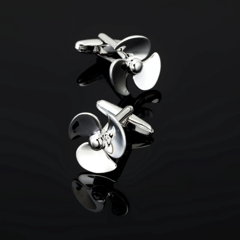 XK357 Men Gift Fan Cufflinks Wholesale&retail Silver Color Copper Material Novelty Propeller Design Business Suit Accessaries
XK357 Men Gift Fan Cufflinks Wholesale&retail Silver Color Copper Material Novelty Propeller Design Business Suit Accessaries