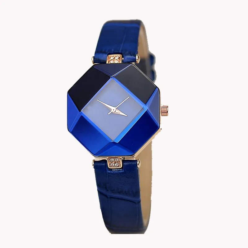 Women Watches Gem Cut Geometry Crystal Leather Quartz Wristwatch Fashion Dress Watch Ladies Gifts Clock Relogio Feminino 5 color
Women Watches Gem Cut Geometry Crystal Leather Quartz Wristwatch Fashion Dress Watch Ladies Gifts Clock Relogio Feminino 5 color