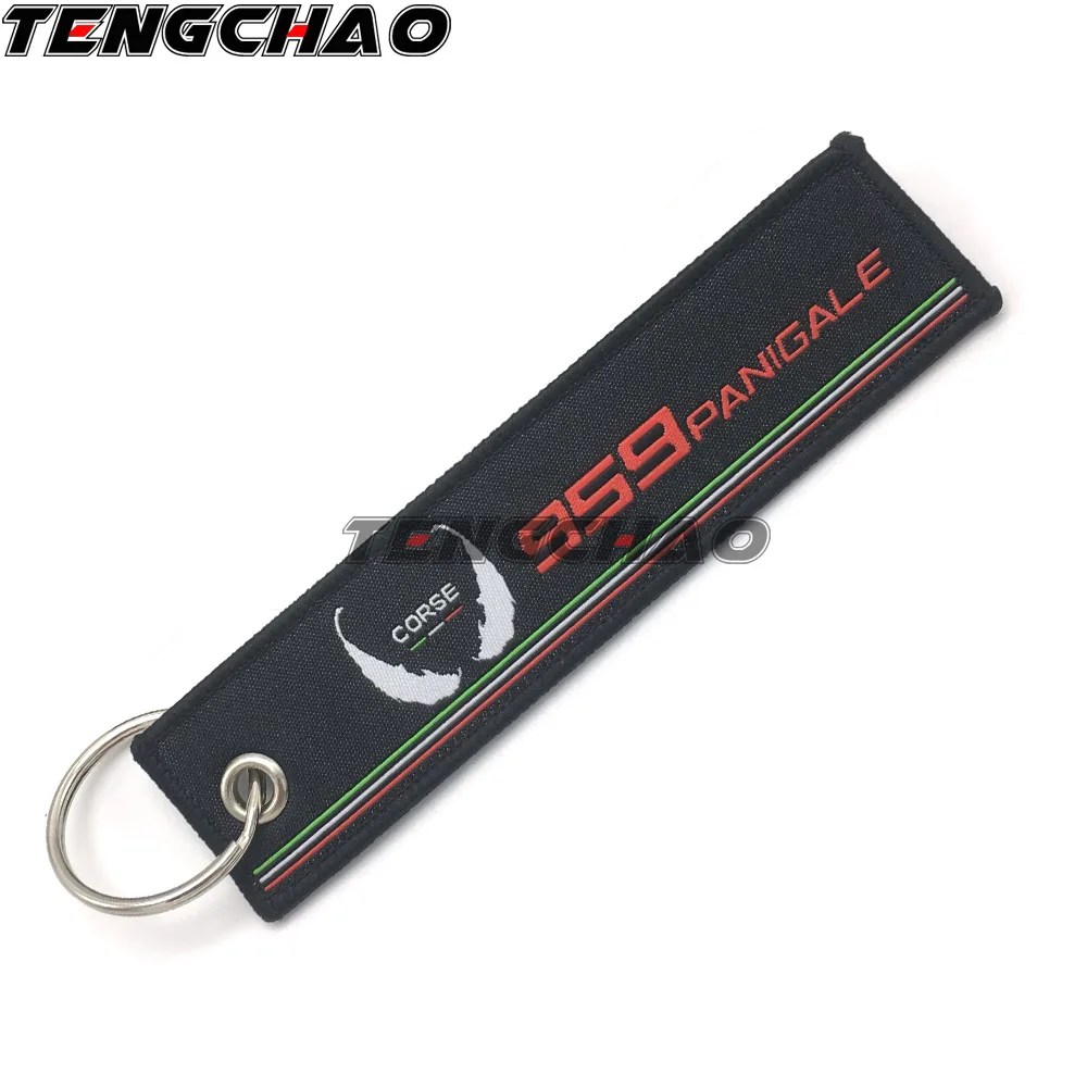 Fashion Motorcycle Key Chain For Ducati Panigale 959 Woven Key Ring Tag Label Chain Black Car Keychain Motor
Fashion Motorcycle Key Chain For Ducati Panigale 959 Woven Key Ring Tag Label Chain Black Car Keychain Motor