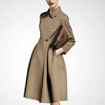 Women Wool Coat 2019 Elegant double-Breasted Winter Outerwear slim a-line Woolen Jackets plus size 2XL 
Women Wool Coat 2019 Elegant double-Breasted Winter Outerwear slim a-line Woolen Jackets plus size 2XL