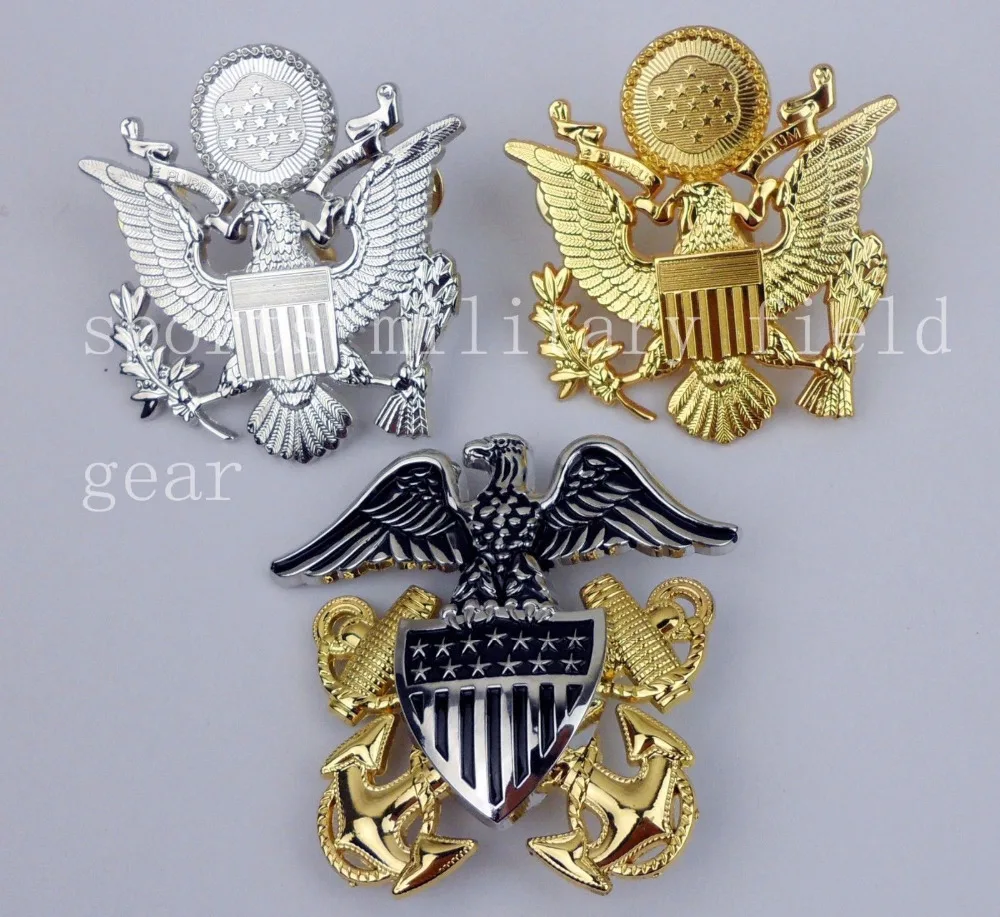 US MILITARY OFFICER HAT BADGE INSIGNIA ARMY NAVY AIR FORCE CAP PIN SET - World military Store
US MILITARY OFFICER HAT BADGE INSIGNIA ARMY NAVY AIR FORCE CAP PIN SET - World military Store