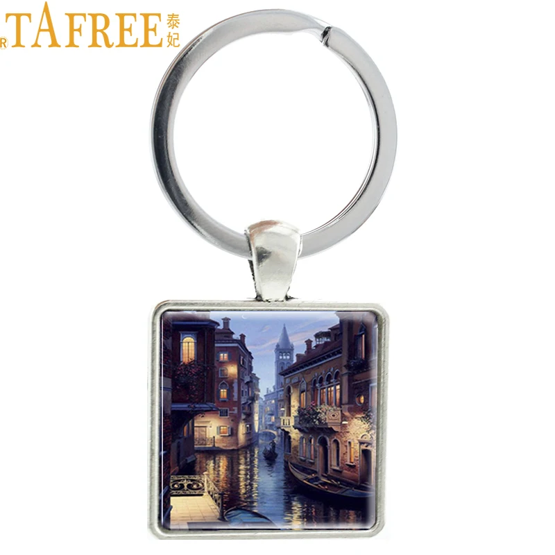 TAFREE Beautiful View Venice Water City Keychain Art Picture Glass Cabochon Key ring Square Shape Key Bag Pendant Jewelry E523
TAFREE Beautiful View Venice Water City Keychain Art Picture Glass Cabochon Key ring Square Shape Key Bag Pendant Jewelry E523