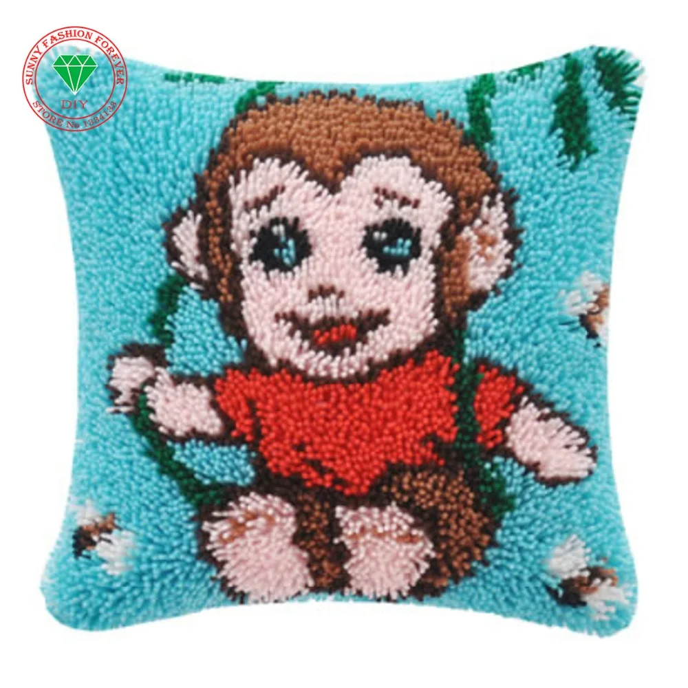 Monkey Diy Needlework pillowcase embroidery Handmade carpet sets embroidery stitch thread Stitch Threads Diy embroidery Carpet
Monkey Diy Needlework pillowcase embroidery Handmade carpet sets embroidery stitch thread Stitch Threads Diy embroidery Carpet
