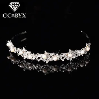 Simple Design Simulated Pearl Crystal Crown Tiara Bridal for Women Party Fashion Hair Jewelry Wedding Hair Accessories F011
Simple Design Simulated Pearl Crystal Crown Tiara Bridal for Women Party Fashion Hair Jewelry Wedding Hair Accessories F011