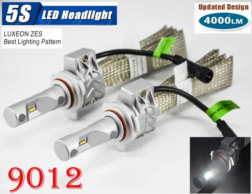 1 Set 9012 HIR2 50W 4000LM 5S LED Headlight Kit LUMILED LUXEON ZES 12LED SMD Chip Fanless 6500K Driving Fog Lamp Bulb HID Haloge
1 Set 9012 HIR2 50W 4000LM 5S LED Headlight Kit LUMILED LUXEON ZES 12LED SMD Chip Fanless 6500K Driving Fog Lamp Bulb HID Haloge