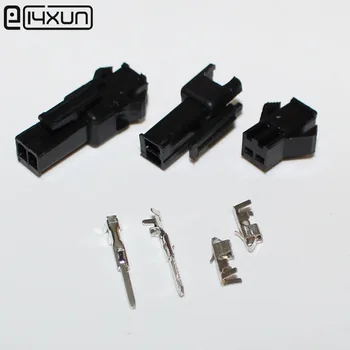 100sets/lot SM2.54 2Pin 2.54 Male and Female Terminal Adaptor JST 2.54MM Electrical Wire Connectors for Car Auto ect.
100sets/lot SM2.54 2Pin 2.54 Male and Female Terminal Adaptor JST 2.54MM Electrical Wire Connectors for Car Auto ect.