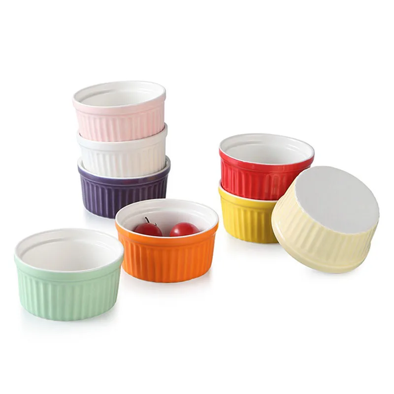 4pc Ceramic Souffle pudding baking cups bowls cup 200ml porcelain Ice cream dessert tray serving dish buffet appetiser plates
4pc Ceramic Souffle pudding baking cups bowls cup 200ml porcelain Ice cream dessert tray serving dish buffet appetiser plates