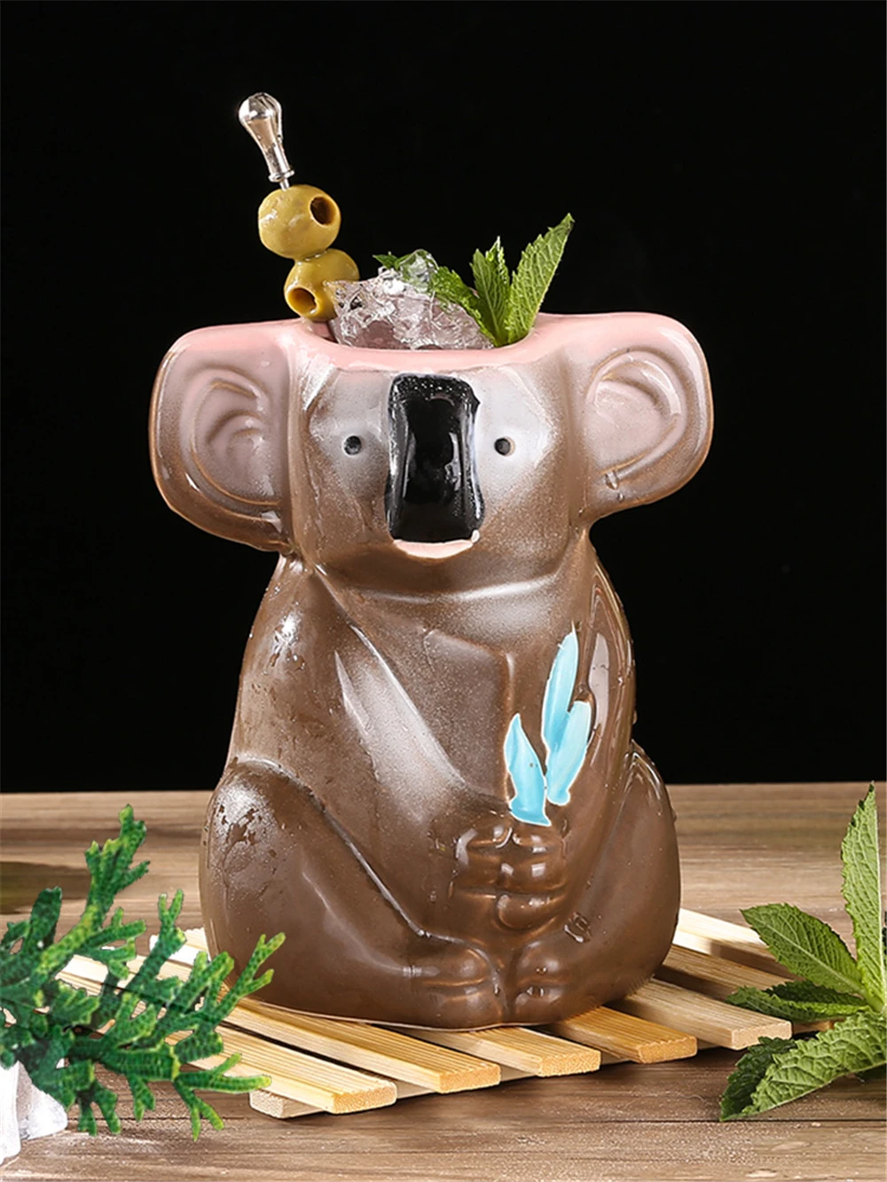 750ml Koala Bear Hawaii Tiki Mugs Cocktail Cup Beer Beverage Mug Wine Mug Ceramic Easter Islander Tiki Mugs Bar Tool
750ml Koala Bear Hawaii Tiki Mugs Cocktail Cup Beer Beverage Mug Wine Mug Ceramic Easter Islander Tiki Mugs Bar Tool