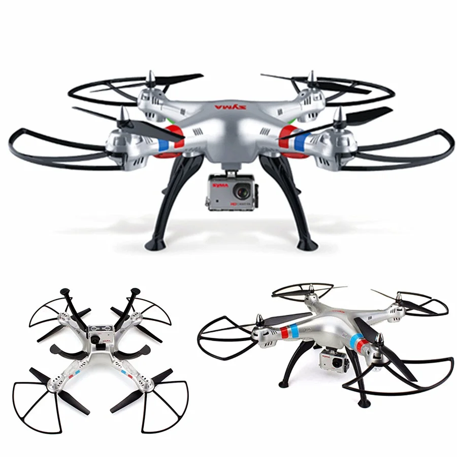 

Professional rc drone X8G 2.4G 6 Axis Gyro 4CH rc Quadcopter with HD camera headless mode drone toy best gift vs MJX X101 drone