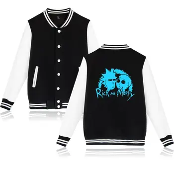 Rick And Morty Baseball Jackets Men Sweatshirts Women/Men Buttons Print Uniform Autumn Winter Casual Outwear Coat
Rick And Morty Baseball Jackets Men Sweatshirts Women/Men Buttons Print Uniform Autumn Winter Casual Outwear Coat