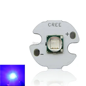 

Epileds 10W XML T6 Led Emitter Lamp Light Blue 450NM - 455NM 3.2-3.8V 1000-3000MA 100-200LM On 16MM PCB Board For Flashlight