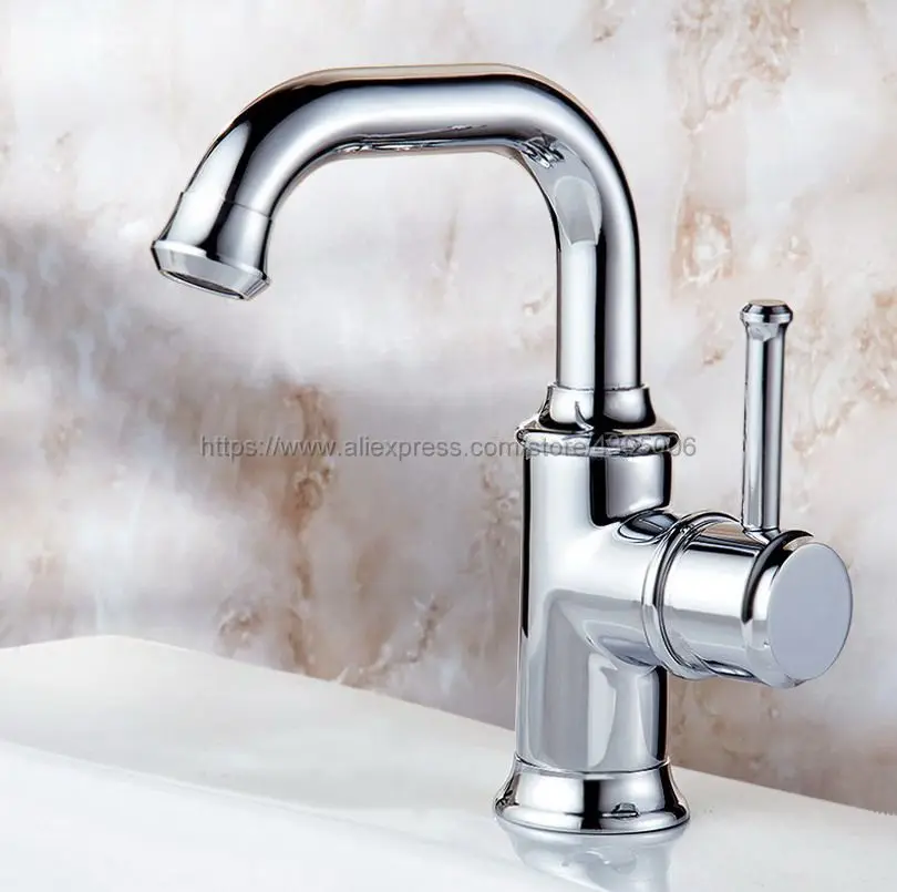 Chrome Bathoom Kitchen Faucet Swivel Spout Single Handles Lavatory Sink Mixer Taps Deck Mounted Hot and Cold Tap Bnf330
Chrome Bathoom Kitchen Faucet Swivel Spout Single Handles Lavatory Sink Mixer Taps Deck Mounted Hot and Cold Tap Bnf330