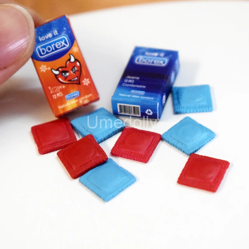 2 Boxes Mini Dollhouse Miniature Condom Pretend Play 1/6 Dolls Furniture Decoration Toy for Barbies Ken Blyth Doll Accessories
2 Boxes Mini Dollhouse Miniature Condom Pretend Play 1/6 Dolls Furniture Decoration Toy for Barbies Ken Blyth Doll Accessories