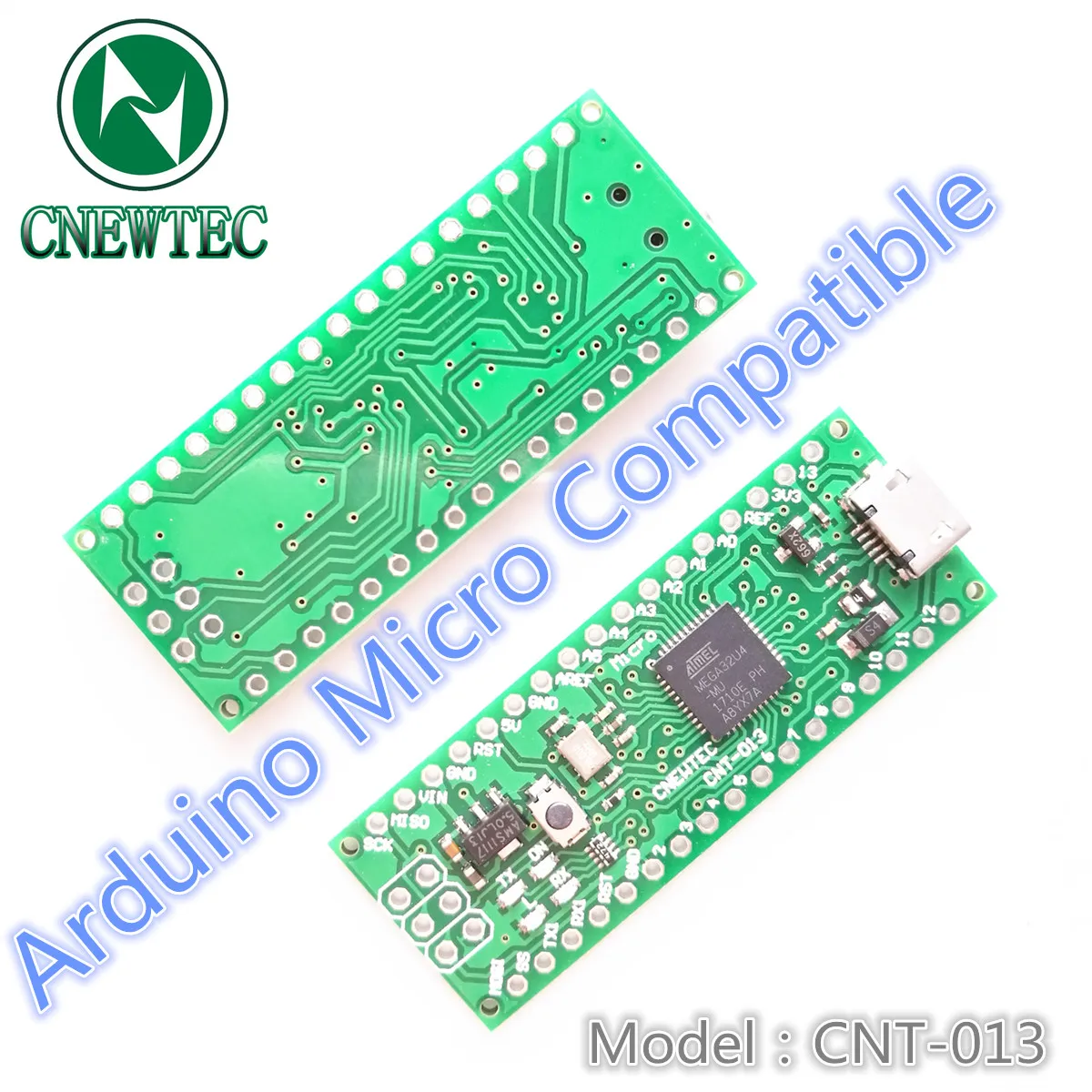 1pcs Micro ATmega32U4 (5V, 16MHz) Compatible with Pro Micro and Leonardo Model: CNT-013
1pcs Micro ATmega32U4 (5V, 16MHz) Compatible with Pro Micro and Leonardo Model: CNT-013