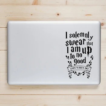 I Solemnly Swear Quote Laptop Sticker for Apple Macbook Decal Pro Air Retina 11 12 13 14 15 inch Mac Book Skin Notebook Sticker
I Solemnly Swear Quote Laptop Sticker for Apple Macbook Decal Pro Air Retina 11 12 13 14 15 inch Mac Book Skin Notebook Sticker