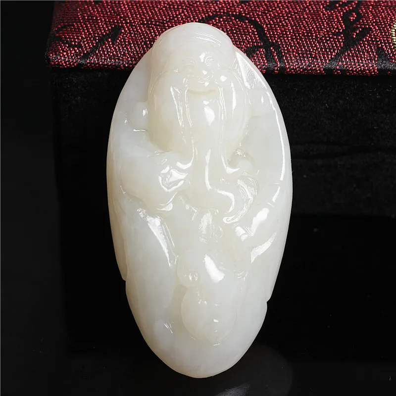 Genuine Wealth and nephrite pendant pendant male and female models Lucky genuine natural jade pendant
Genuine Wealth and nephrite pendant pendant male and female models Lucky genuine natural jade pendant