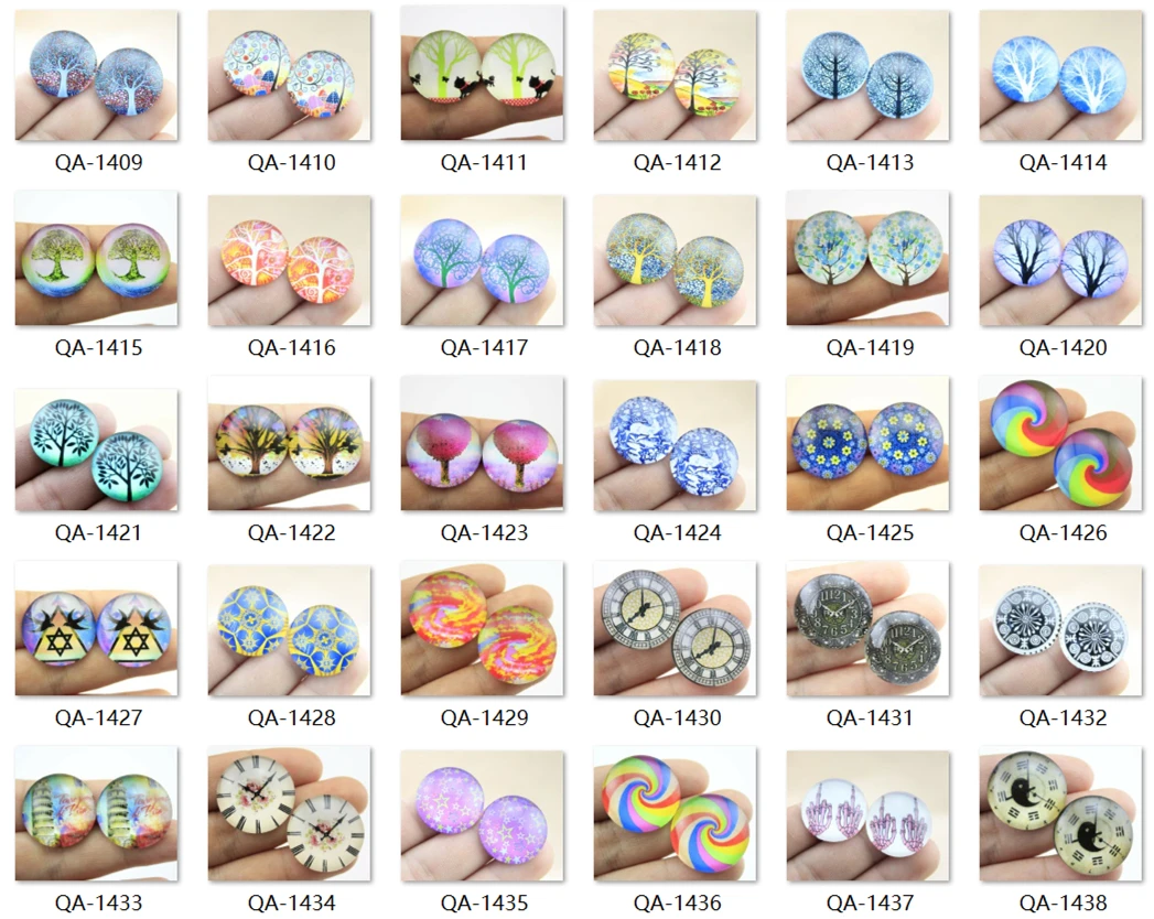 Clearance 5pcs 20mm Tree Clock Pattern Photo Domed Glass Cabochon For DIY Jewelry Making Handmade Jewelry Accessories
Clearance 5pcs 20mm Tree Clock Pattern Photo Domed Glass Cabochon For DIY Jewelry Making Handmade Jewelry Accessories