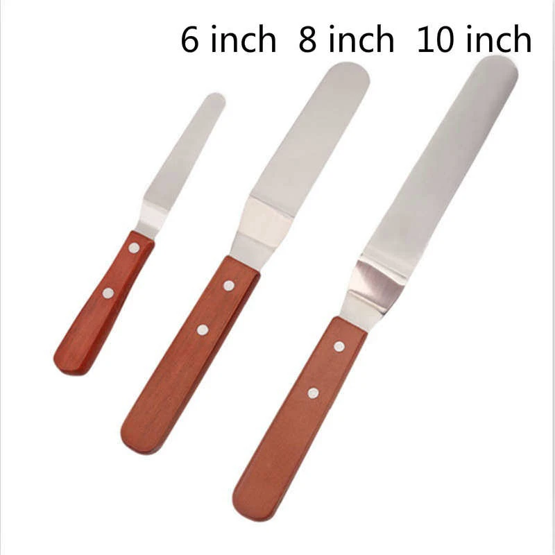 Baking Tools 6/8/10 Inch Stainless Steel Spatula Handle Curved Desserts Icing Cream Spatula Cake Stripper Cutter Kitchen
Baking Tools 6/8/10 Inch Stainless Steel Spatula Handle Curved Desserts Icing Cream Spatula Cake Stripper Cutter Kitchen