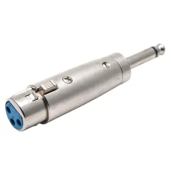 1 PCS 6.35mm Mono Male Plug to 3 Pin XLR Female Jack Adapter Stereo Audio Mic Converter
1 PCS 6.35mm Mono Male Plug to 3 Pin XLR Female Jack Adapter Stereo Audio Mic Converter
