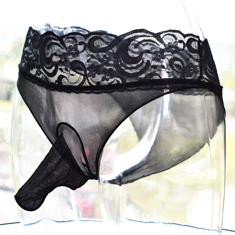 Lace Mesh Breathable Sexy Lingerie for Sissy Gay Thong Panties Low rise See through Fetish Collection Underwear Mens Underpants
Lace Mesh Breathable Sexy Lingerie for Sissy Gay Thong Panties Low rise See through Fetish Collection Underwear Mens Underpants