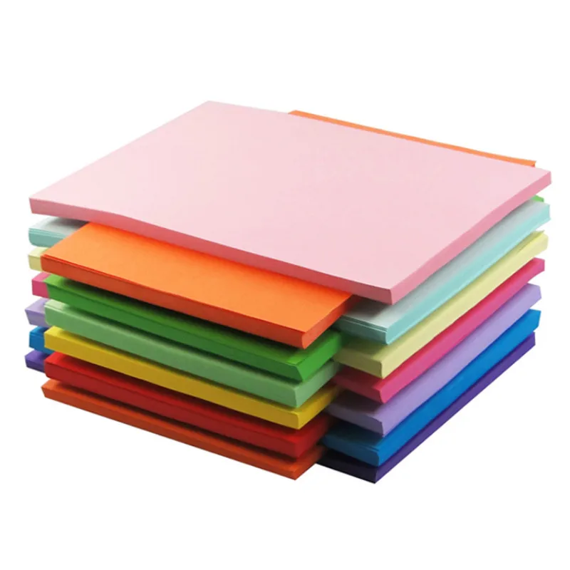 DELI Colored Copy Paper A4 80g 100 Sheets Copy Paper Kids Handmade Origami Paper Double Sided Colored Paper School Office Supply
DELI Colored Copy Paper A4 80g 100 Sheets Copy Paper Kids Handmade Origami Paper Double Sided Colored Paper School Office Supply