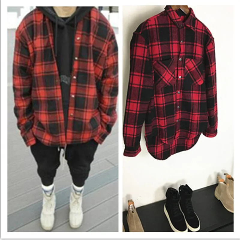 2019 Spring Long-sleeved thick men's shirts OVERSIZE Plaid Pattern Streetwear Men shirt camisa masculina a018
2019 Spring Long-sleeved thick men's shirts OVERSIZE Plaid Pattern Streetwear Men shirt camisa masculina a018