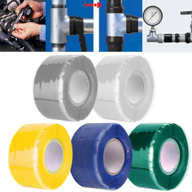2.5cm*1.5m Waterproof Silicone Performance Repair Tape Hot Sale Bonding Rescue Self Fusing Wire Hose Film Silicone Tape
2.5cm*1.5m Waterproof Silicone Performance Repair Tape Hot Sale Bonding Rescue Self Fusing Wire Hose Film Silicone Tape
