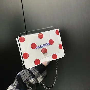 Women Clear PVC Transparent Polka Dot Chain Cross Body Shoulder Bag Tote Fashion Jelly Summer Handbag New
Women Clear PVC Transparent Polka Dot Chain Cross Body Shoulder Bag Tote Fashion Jelly Summer Handbag New