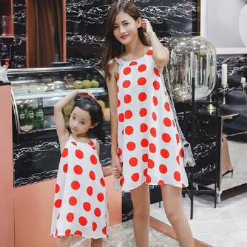 2019 Mom and Daughter Dress Mommy and Me Clothes Matching Mother Daughter Dresses Family Look Girls Dot Dress Little Sister
2019 Mom and Daughter Dress Mommy and Me Clothes Matching Mother Daughter Dresses Family Look Girls Dot Dress Little Sister