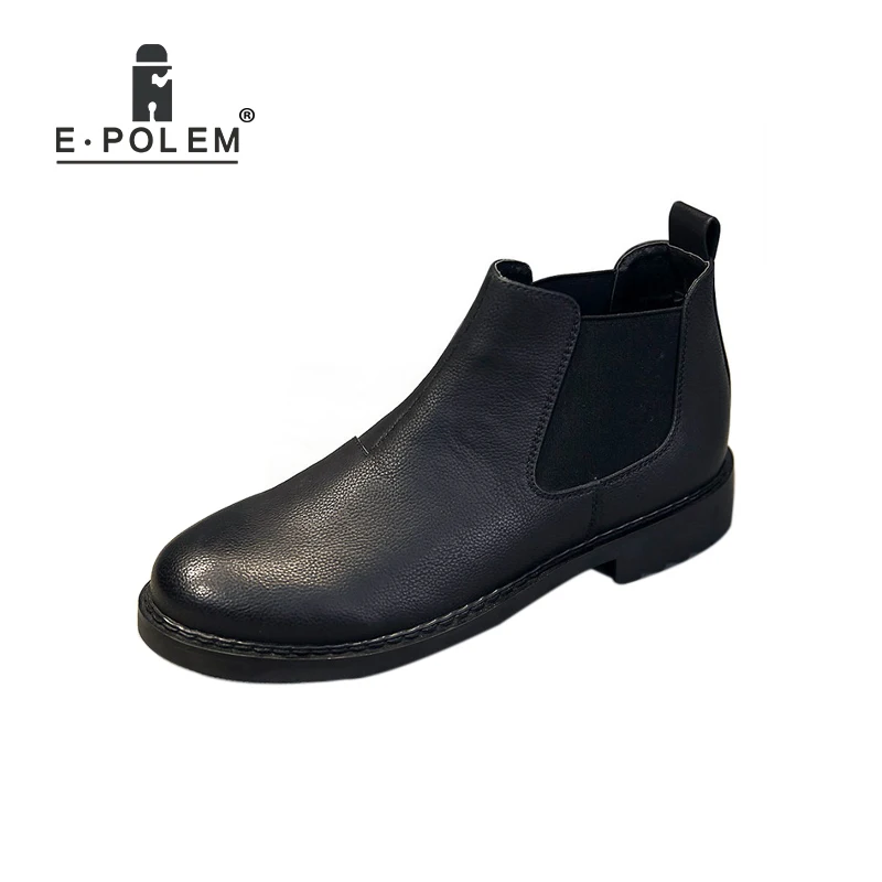 Fashion New Men Chelsea Boots Platform Young Male Flat Leather Boot High Uppers Shoes Slip On Casual Ankle Boots
Fashion New Men Chelsea Boots Platform Young Male Flat Leather Boot High Uppers Shoes Slip On Casual Ankle Boots