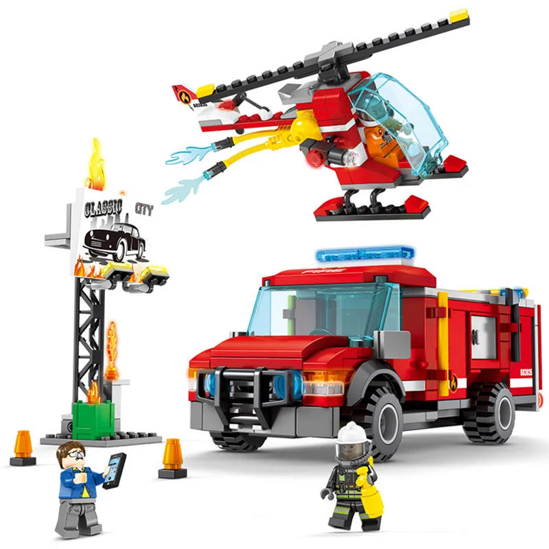 City Block Toy Firefighting Truck Helicopter Kid Building Blocks Compatible City Fire Education Bricks Figures Toys For Children
City Block Toy Firefighting Truck Helicopter Kid Building Blocks Compatible City Fire Education Bricks Figures Toys For Children