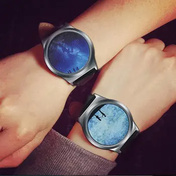 Starry Sky Creative Watch Colock Personality No Pointer Screen Watch Women Electronic Watch leather Band Clock LL@17 
Starry Sky Creative Watch Colock Personality No Pointer Screen Watch Women Electronic Watch leather Band Clock LL@17