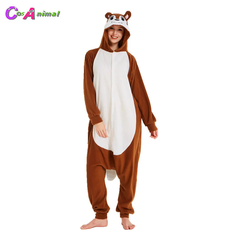 Coffee Chipmunk Adults Polar Fleece Kigurumi Women and Men Cartoon Animal Onesies Pajama Halloween Carnival Party Romper Wear
Coffee Chipmunk Adults Polar Fleece Kigurumi Women and Men Cartoon Animal Onesies Pajama Halloween Carnival Party Romper Wear