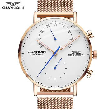 2019 Mens Watches GUANQIN Top Brand Luxury Luminous Clock Men Business Full Steel Creative Quartz Wrist Watch Relogio Masculino
2019 Mens Watches GUANQIN Top Brand Luxury Luminous Clock Men Business Full Steel Creative Quartz Wrist Watch Relogio Masculino