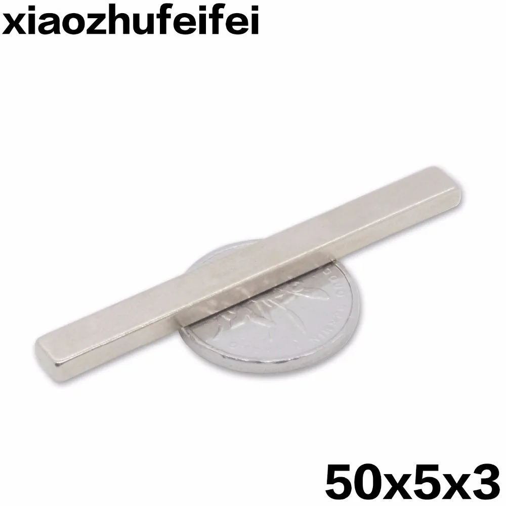 Неодимовый прямоугольный магнит 50 шт. супермощный мм x 5 3 N35 редкоземельный NdFeB