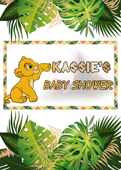 custom baby shower lion tropical leaves jungle happy birthday photo background photography backdrops quality vinyl
custom baby shower lion tropical leaves jungle happy birthday photo background photography backdrops quality vinyl