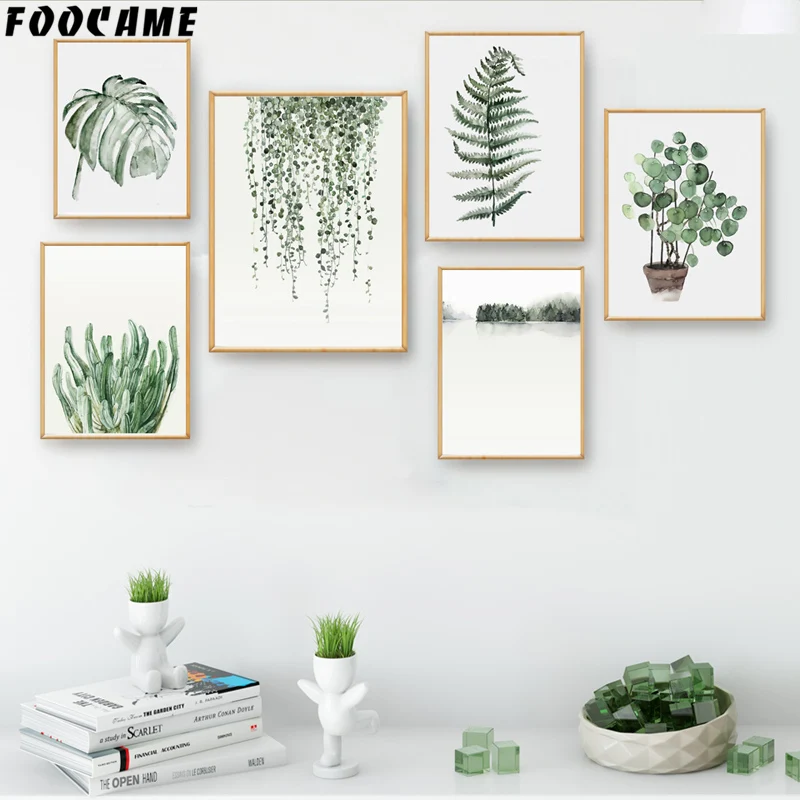 Watercolor Tropical Leaf Green Plant Art Canvas Poster Modern Minimalist Living Room Wall Decor Painting No Frame Free Shipping
Watercolor Tropical Leaf Green Plant Art Canvas Poster Modern Minimalist Living Room Wall Decor Painting No Frame Free Shipping