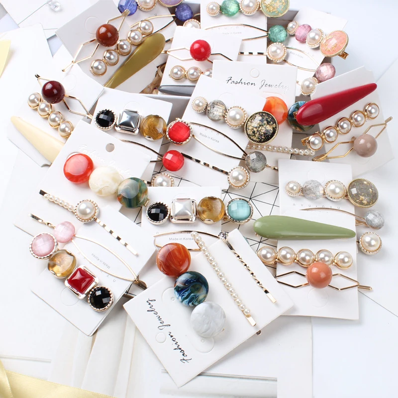 3 set / Women Pearl Hair Clip Retro Sweet Imitation Pearl Metal Hairpin Girls Hair Clips Hair Accessories Hair Styling Tool
3 set / Women Pearl Hair Clip Retro Sweet Imitation Pearl Metal Hairpin Girls Hair Clips Hair Accessories Hair Styling Tool