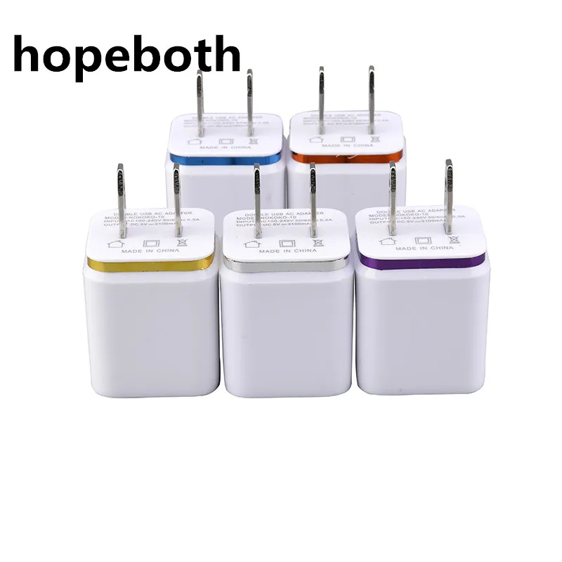 hopeboth 100pcs/lot Colorful 2A+1A US Plug AC Power Adapter Home Trave Wall 2 port dual USB Charger for iPhone 4 5 6 plus
hopeboth 100pcs/lot Colorful 2A+1A US Plug AC Power Adapter Home Trave Wall 2 port dual USB Charger for iPhone 4 5 6 plus